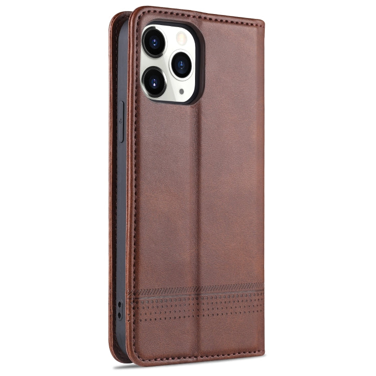For iPhone 13 Pro Max AZNS Magnetic Calf Texture Horizontal Flip Leather Case with Card Slots & Holder & Wallet
