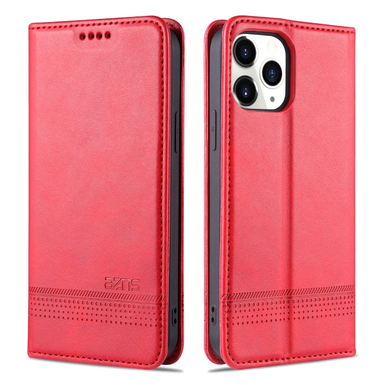For iPhone 13 Pro Max AZNS Magnetic Calf Texture Horizontal Flip Leather Case with Card Slots & Holder & Wallet