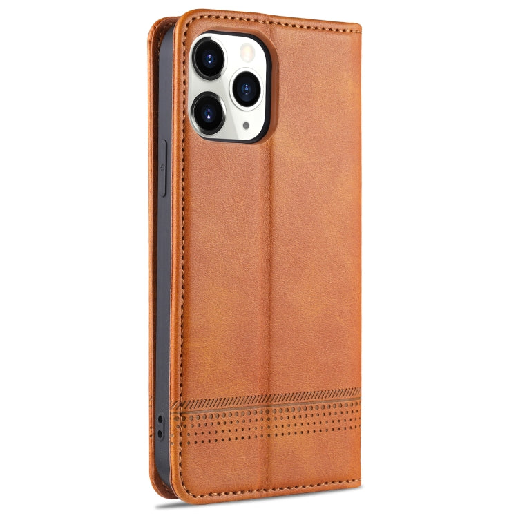 For iPhone 13 Pro Max AZNS Magnetic Calf Texture Horizontal Flip Leather Case with Card Slots & Holder & Wallet