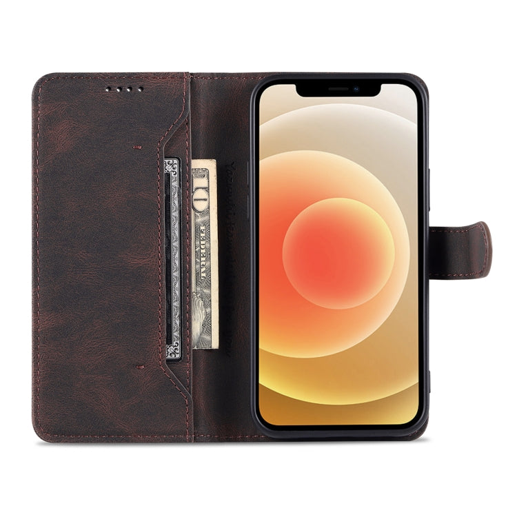 For iPhone 13 mini AZNS Dream Second Generation Skin Feel PU+TPU Horizontal Flip Leather Case with Holder & Card Slots & Wallet