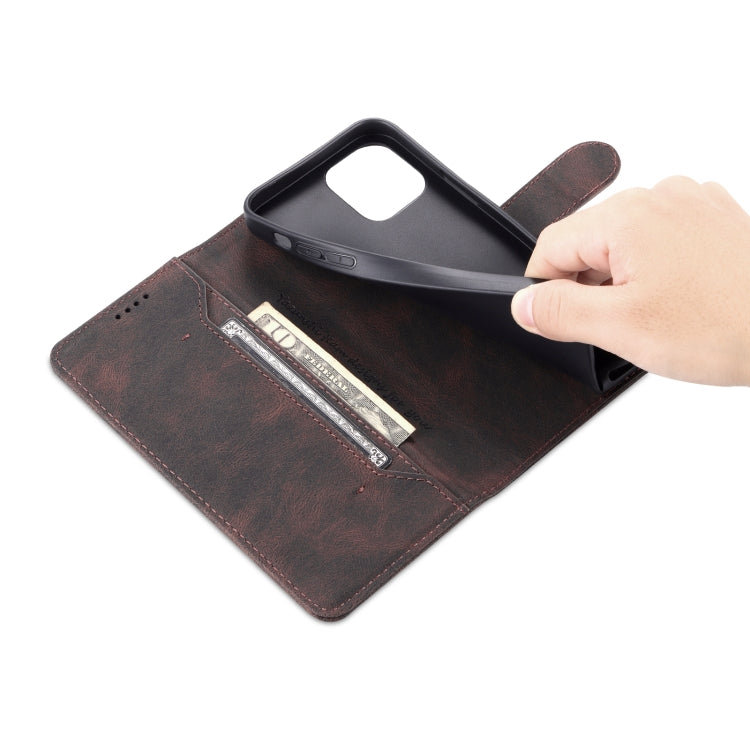 For iPhone 13 mini AZNS Dream Second Generation Skin Feel PU+TPU Horizontal Flip Leather Case with Holder & Card Slots & Wallet