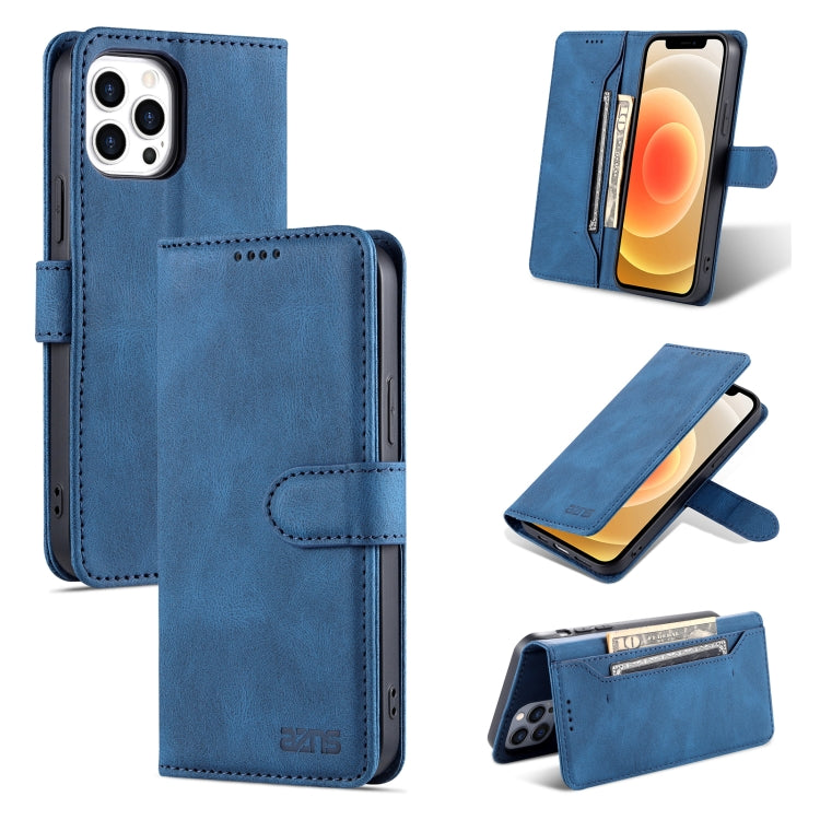 For iPhone 13 AZNS Dream Second Generation Skin Feel PU+TPU Horizontal Flip Leather Case with Holder & Card Slots & Wallet