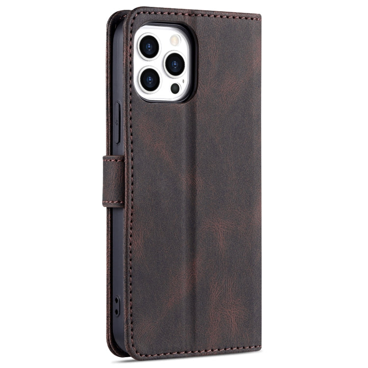 For iPhone 13 Pro AZNS Dream Second Generation Skin Feel PU+TPU Horizontal Flip Leather Case with Holder & Card Slots & Wallet