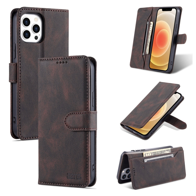 For iPhone 13 Pro Max AZNS Dream Second Generation Skin Feel PU+TPU Horizontal Flip Leather Case with Holder & Card Slots & Wallet