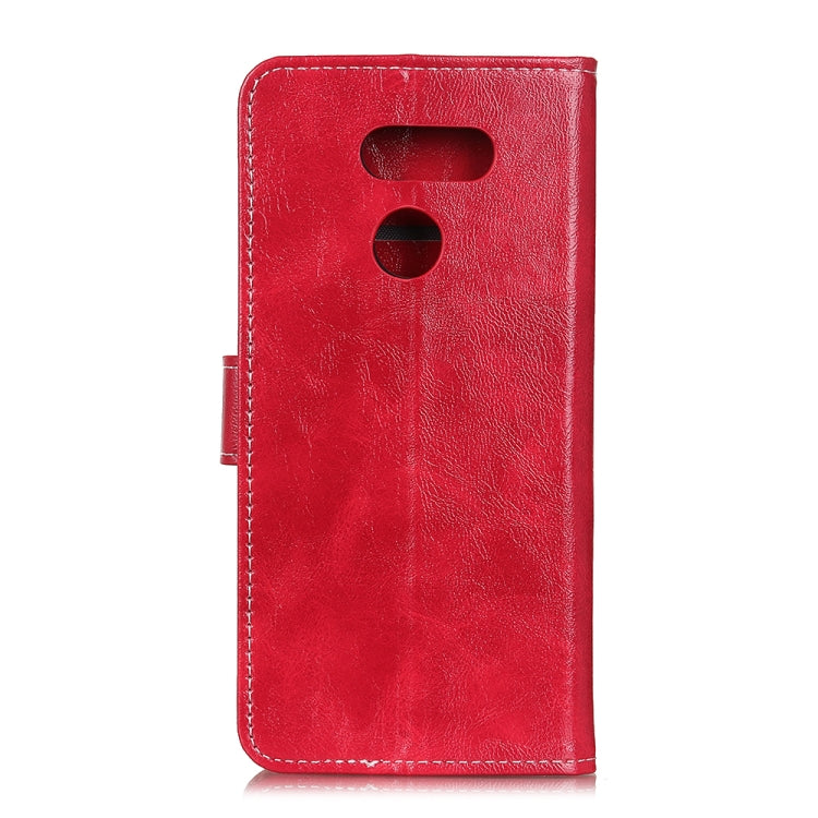 For LG K40S Retro Crazy Horse Texture Horizontal Flip Leather Case with Holder & Card Slots & Photo Frame & Wallet