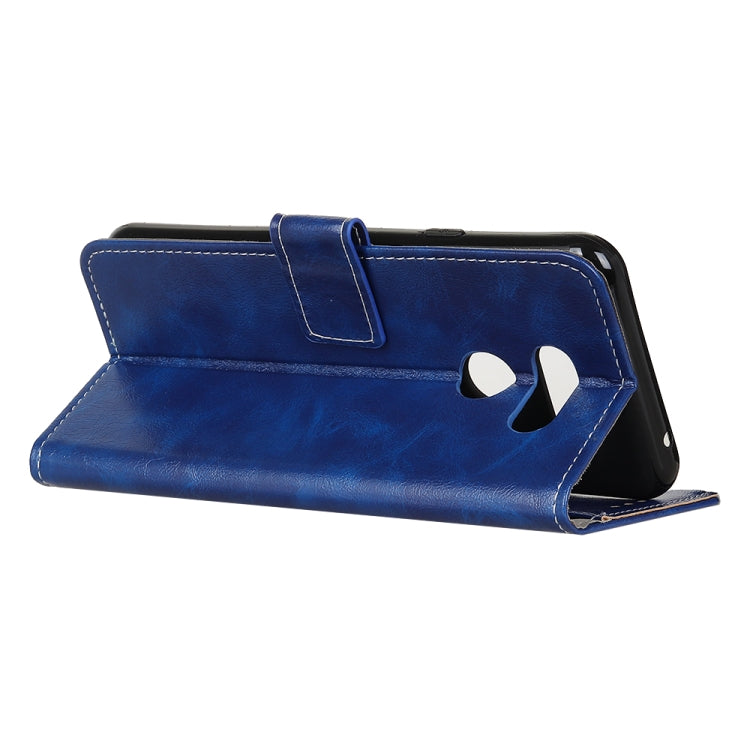 For LG K50S Retro Crazy Horse Texture Horizontal Flip Leather Case with Holder & Card Slots & Photo Frame & Wallet