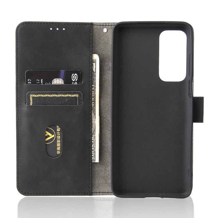 For Motorola Edge 20 Solid Color Skin Feel Magnetic Buckle Horizontal Flip Calf Texture PU Leather Case with Holder & Card Slots & Wallet