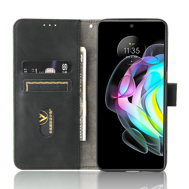 For Motorola Edge 20 Solid Color Skin Feel Magnetic Buckle Horizontal Flip Calf Texture PU Leather Case with Holder & Card Slots & Wallet