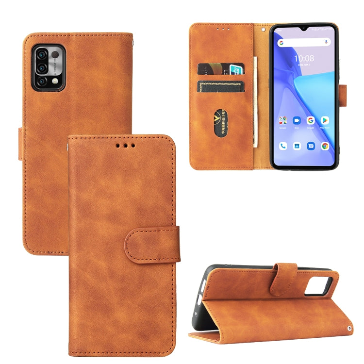 For Umidigi Power 5 Solid Color Skin Feel Magnetic Buckle Horizontal Flip Calf Texture PU Leather Case with Holder & Card Slots & Wallet
