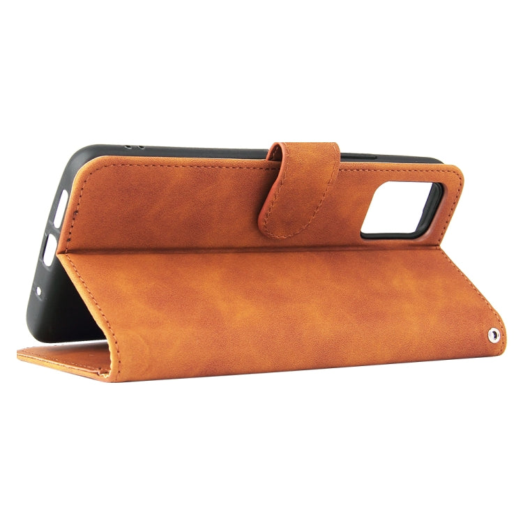 For Umidigi Power 5 Solid Color Skin Feel Magnetic Buckle Horizontal Flip Calf Texture PU Leather Case with Holder & Card Slots & Wallet
