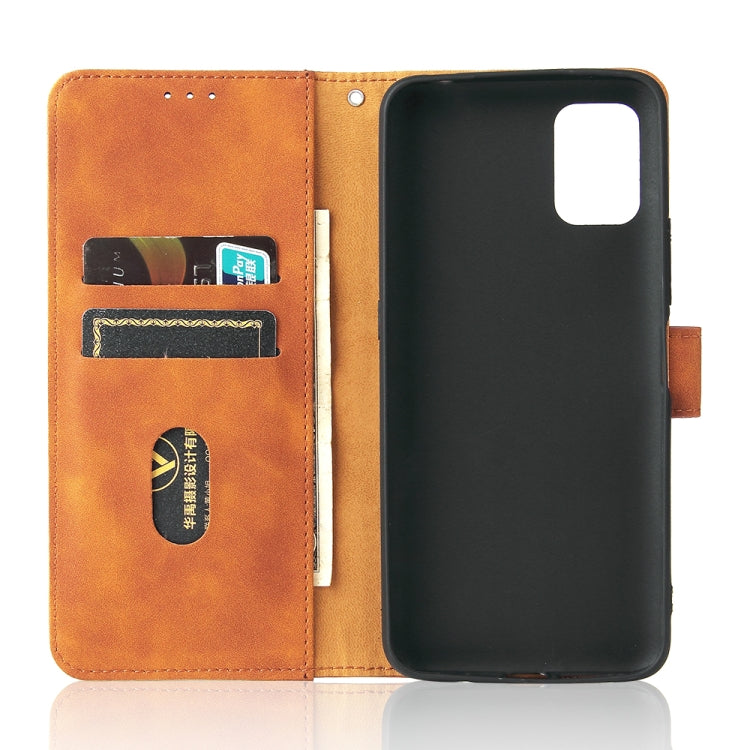 For Umidigi Power 5 Solid Color Skin Feel Magnetic Buckle Horizontal Flip Calf Texture PU Leather Case with Holder & Card Slots & Wallet