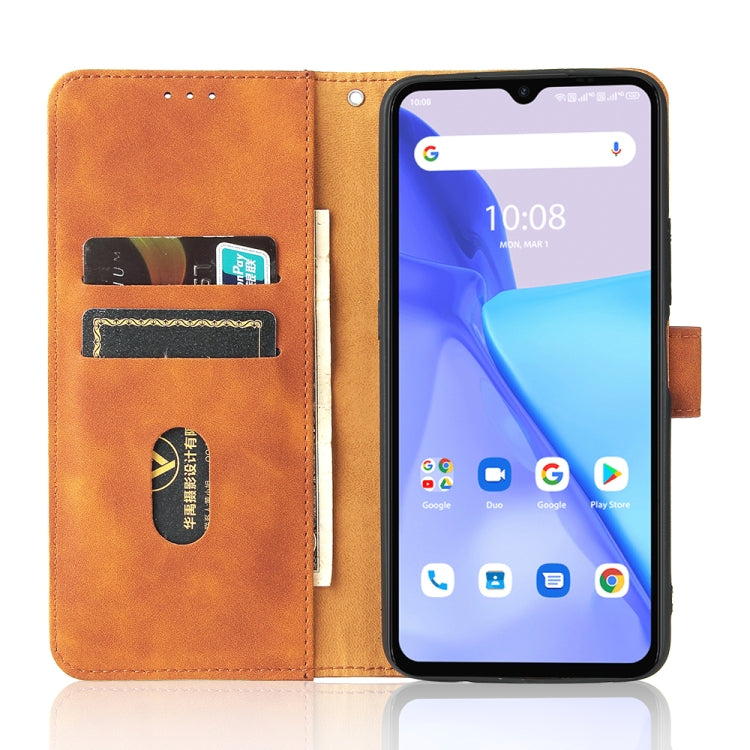 For Umidigi Power 5 Solid Color Skin Feel Magnetic Buckle Horizontal Flip Calf Texture PU Leather Case with Holder & Card Slots & Wallet