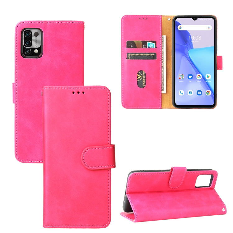 For Umidigi Power 5 Solid Color Skin Feel Magnetic Buckle Horizontal Flip Calf Texture PU Leather Case with Holder & Card Slots & Wallet
