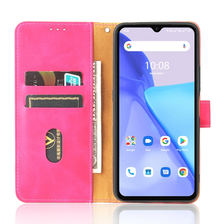 For Umidigi Power 5 Solid Color Skin Feel Magnetic Buckle Horizontal Flip Calf Texture PU Leather Case with Holder & Card Slots & Wallet
