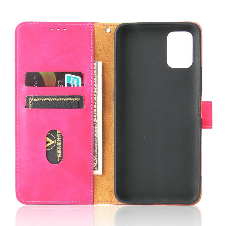 For Umidigi Power 5 Solid Color Skin Feel Magnetic Buckle Horizontal Flip Calf Texture PU Leather Case with Holder & Card Slots & Wallet
