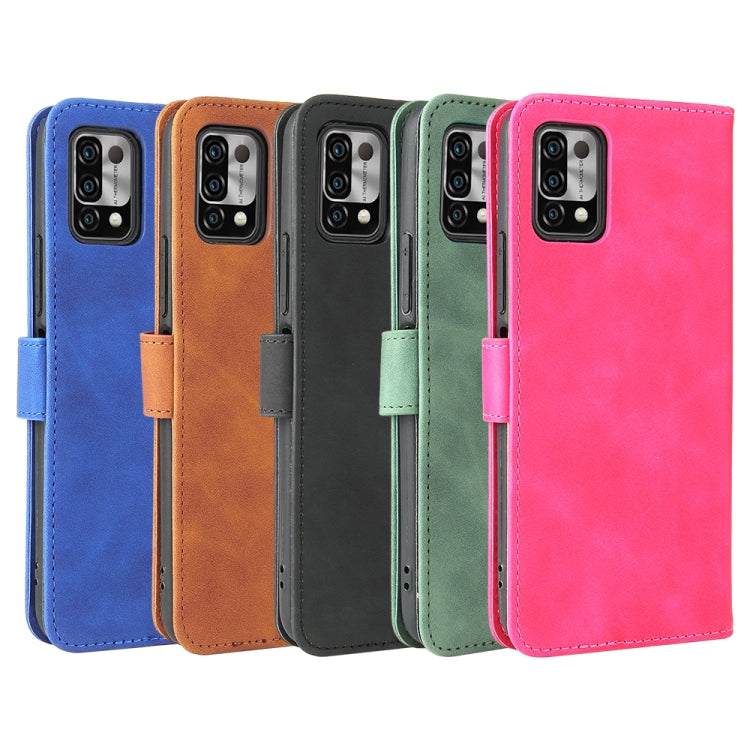 For Umidigi Power 5 Solid Color Skin Feel Magnetic Buckle Horizontal Flip Calf Texture PU Leather Case with Holder & Card Slots & Wallet