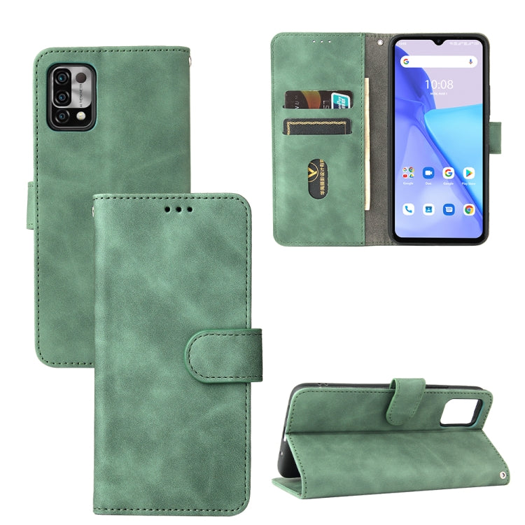 For Umidigi Power 5 Solid Color Skin Feel Magnetic Buckle Horizontal Flip Calf Texture PU Leather Case with Holder & Card Slots & Wallet