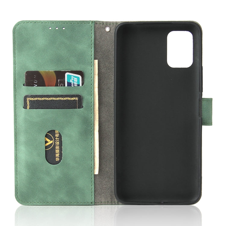 For Umidigi Power 5 Solid Color Skin Feel Magnetic Buckle Horizontal Flip Calf Texture PU Leather Case with Holder & Card Slots & Wallet