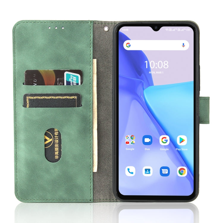 For Umidigi Power 5 Solid Color Skin Feel Magnetic Buckle Horizontal Flip Calf Texture PU Leather Case with Holder & Card Slots & Wallet