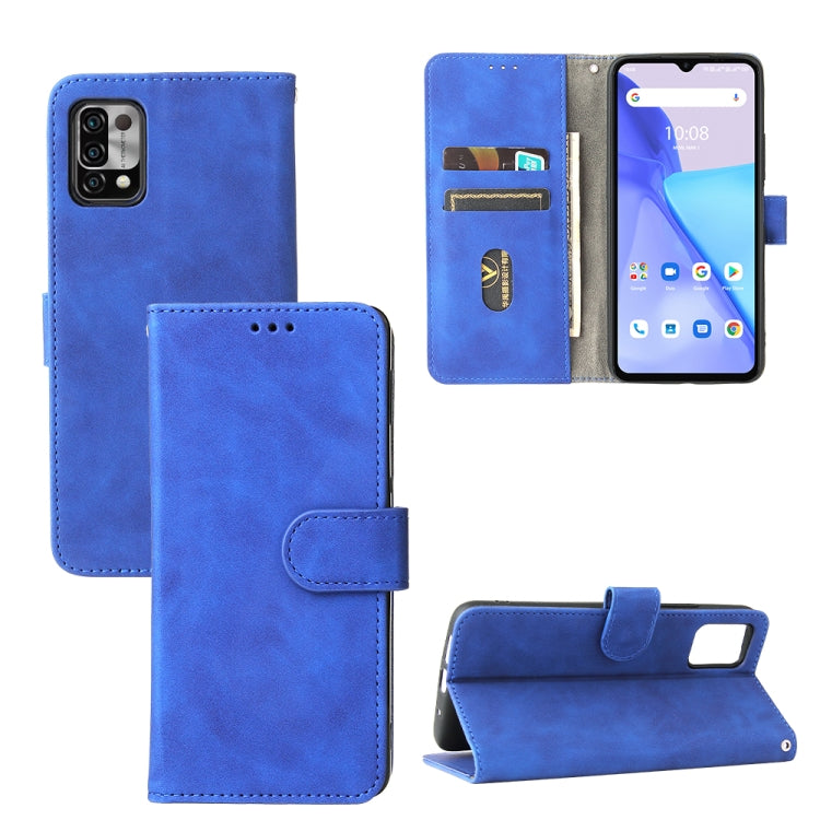 For Umidigi Power 5 Solid Color Skin Feel Magnetic Buckle Horizontal Flip Calf Texture PU Leather Case with Holder & Card Slots & Wallet