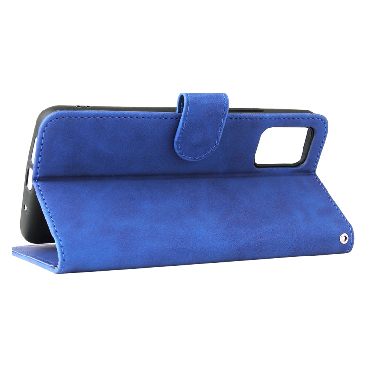 For Umidigi Power 5 Solid Color Skin Feel Magnetic Buckle Horizontal Flip Calf Texture PU Leather Case with Holder & Card Slots & Wallet