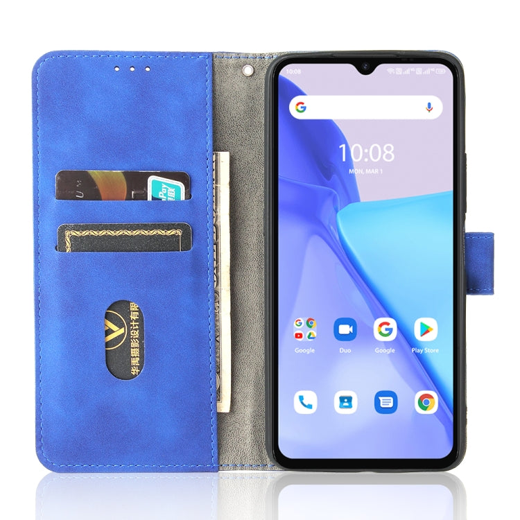 For Umidigi Power 5 Solid Color Skin Feel Magnetic Buckle Horizontal Flip Calf Texture PU Leather Case with Holder & Card Slots & Wallet