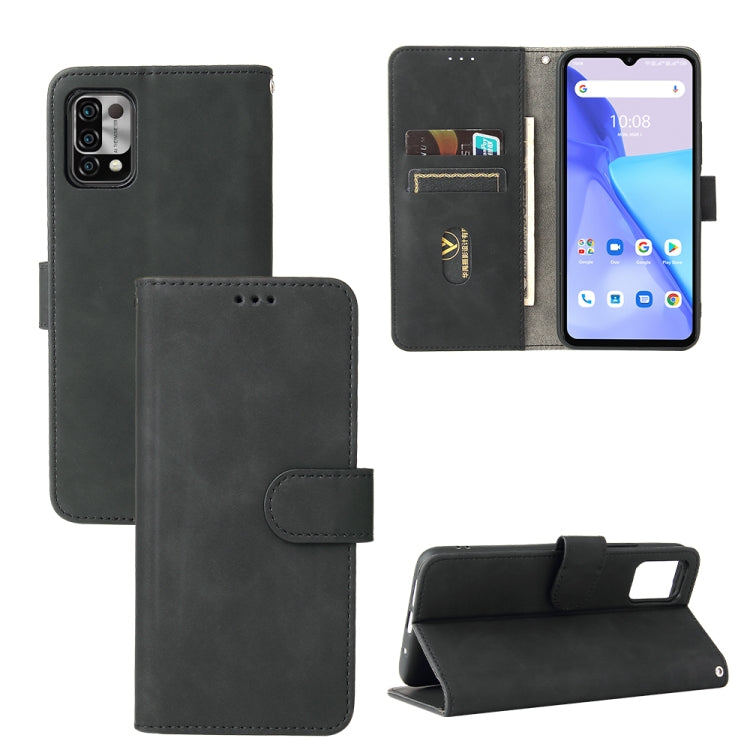 For Umidigi Power 5 Solid Color Skin Feel Magnetic Buckle Horizontal Flip Calf Texture PU Leather Case with Holder & Card Slots & Wallet