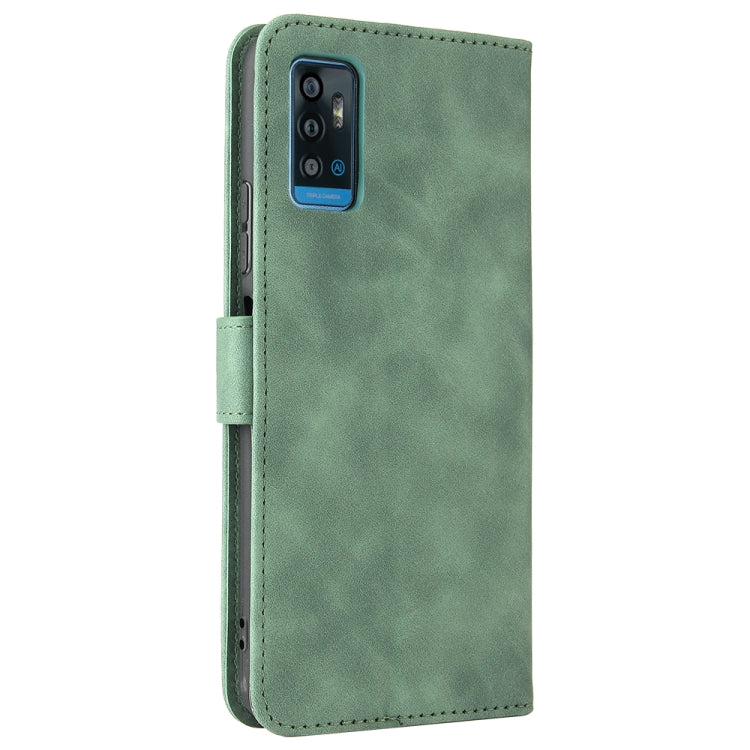 For ZTE Blade A71 Solid Color Skin Feel Magnetic Buckle Horizontal Flip Calf Texture PU Leather Case with Holder & Card Slots & Wallet