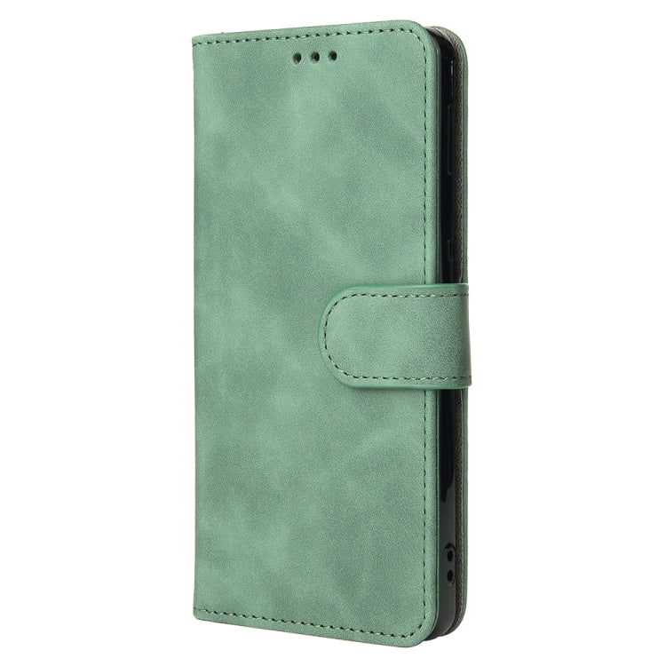 For ZTE Blade A51 Solid Color Skin Feel Magnetic Buckle Horizontal Flip Calf Texture PU Leather Case with Holder & Card Slots & Wallet
