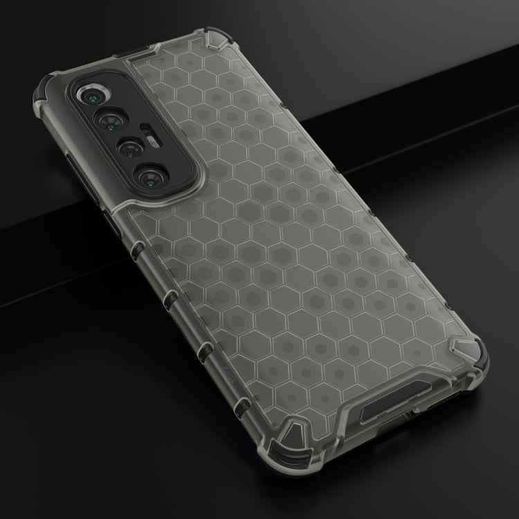 For Xiaomi Mi 10S Shockproof Honeycomb PC + TPU Case with Neck Lanyard