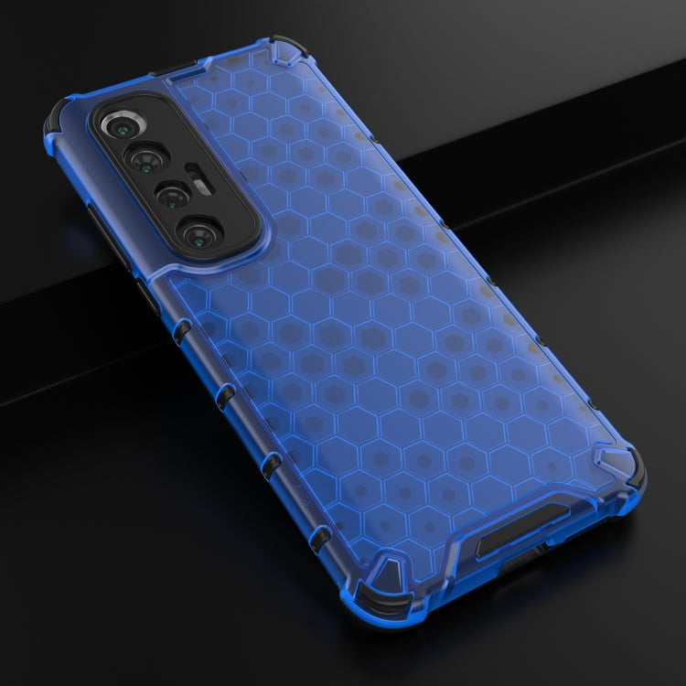 For Xiaomi Mi 10S Shockproof Honeycomb PC + TPU Case with Neck Lanyard