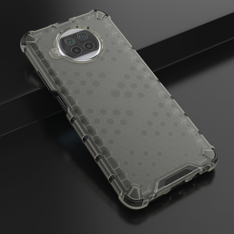 For Xiaomi Mi 10T Lite 5G Shockproof Honeycomb PC + TPU Case with Neck Lanyard