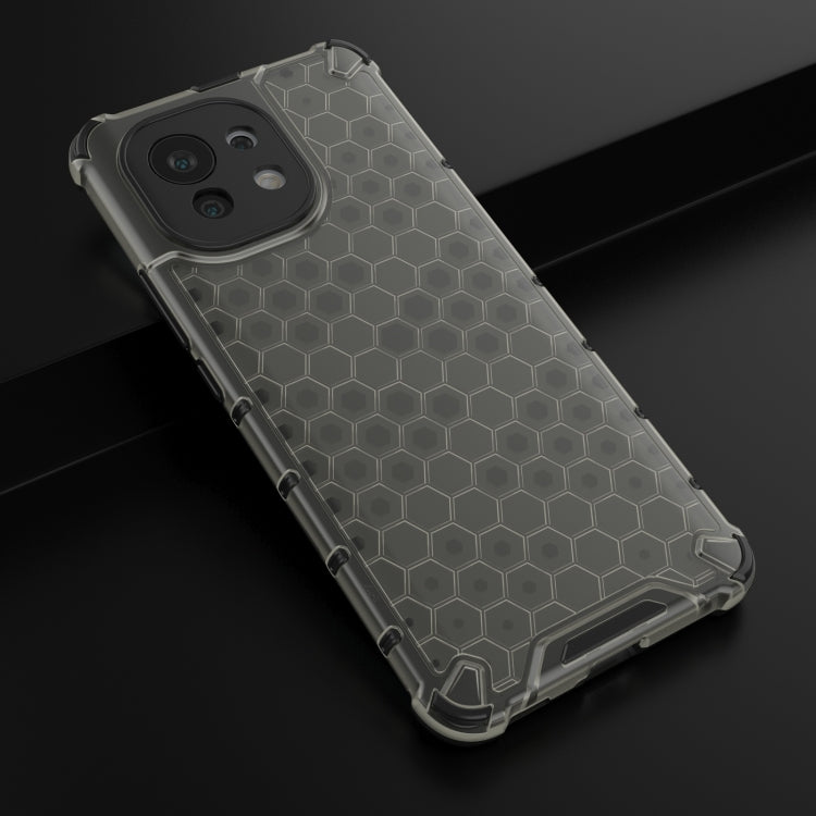 For Xiaomi Mi 11 Shockproof Honeycomb PC + TPU Case with Neck Lanyard