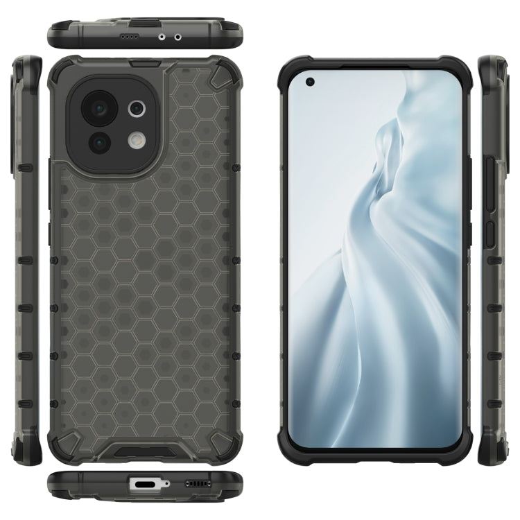 For Xiaomi Mi 11 Shockproof Honeycomb PC + TPU Case with Neck Lanyard