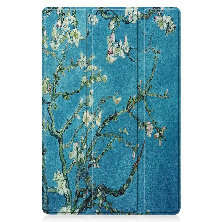 Custer Painted PU Leather Case with Sleep / Wake-up Function & 3-Fold Holder For Huawei MatePad 11 2021