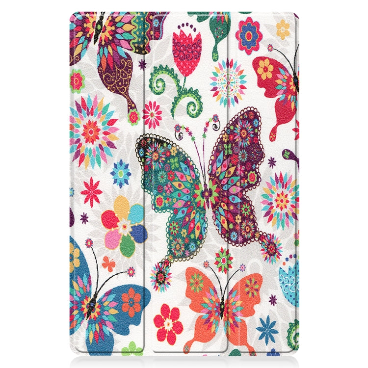 Custer Painted PU Leather Case with Sleep / Wake-up Function & 3-Fold Holder For Huawei MatePad 11 2021