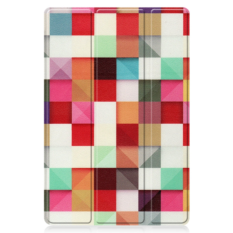 Custer Painted PU Leather Case with Sleep / Wake-up Function & 3-Fold Holder For Huawei MatePad 11 2021
