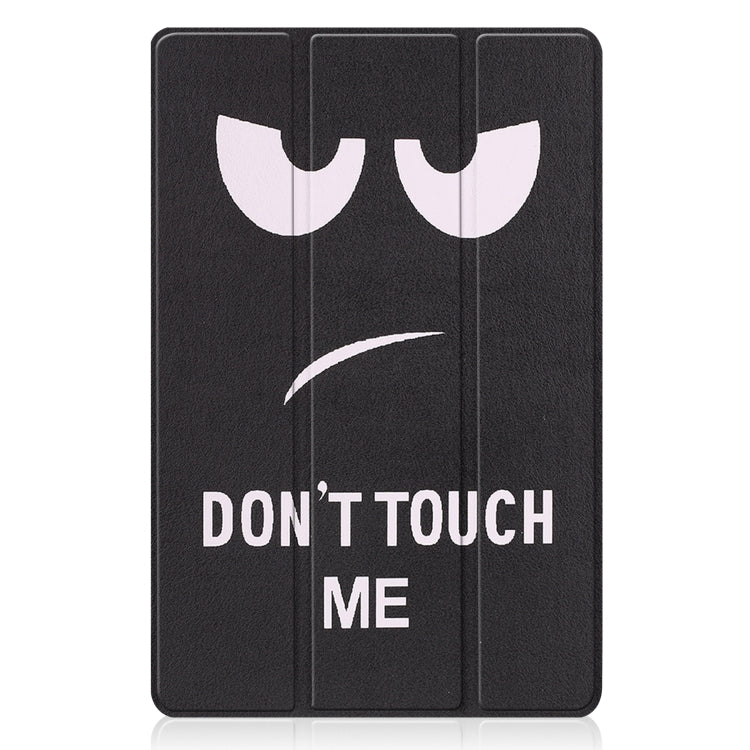 For Xiaomi Pad 5 Custer Painted PU Leather Case with Sleep / Wake-up Function & 3-Fold Holder