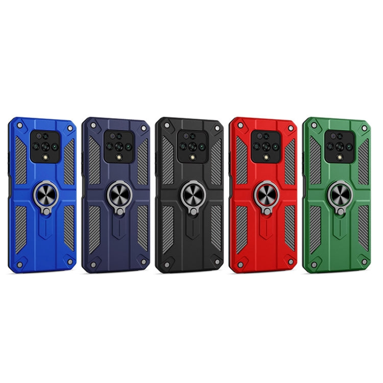 For Tecno Camon 16 Premier Carbon Fiber Pattern PC + TPU Protective Case with Ring Holder