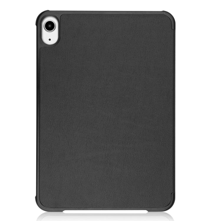 For iPad mini 6 Custer Texture Horizontal Flip Leather Tablet Case with Three-folding Holder & Sleep / Wake-up Function