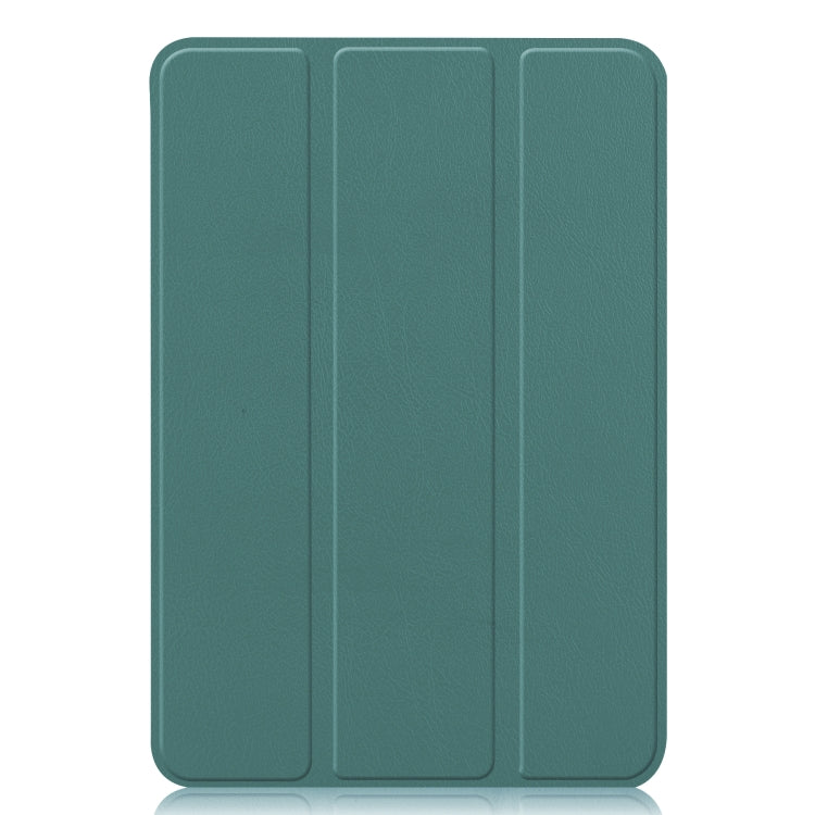 For iPad mini 6 Custer Texture Horizontal Flip Leather Tablet Case with Three-folding Holder & Sleep / Wake-up Function
