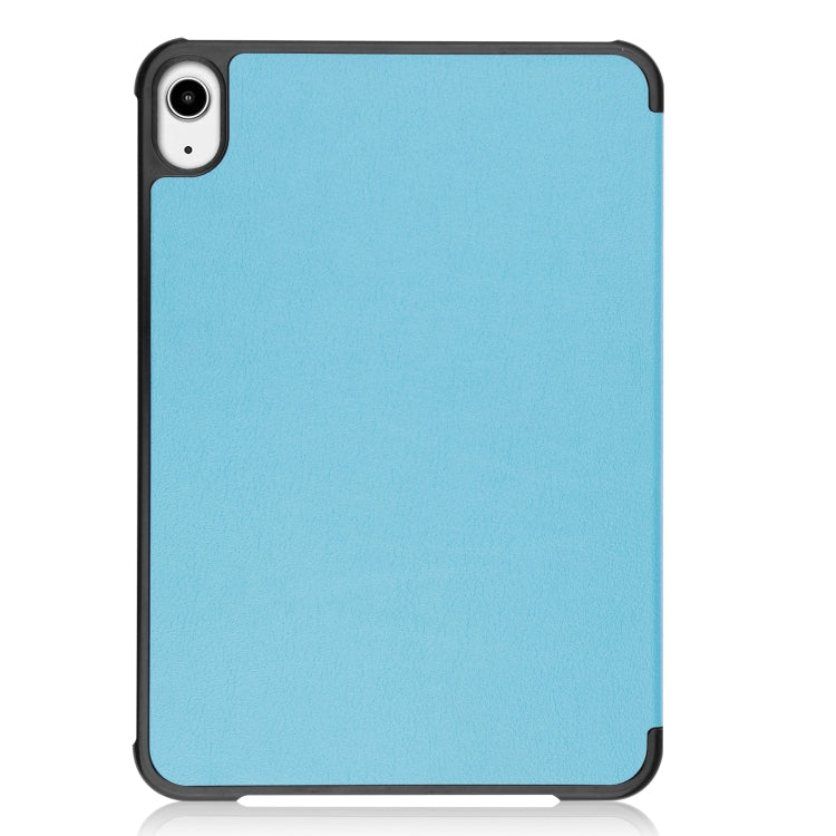 For iPad mini 6 Custer Texture Horizontal Flip Leather Tablet Case with Three-folding Holder & Sleep / Wake-up Function