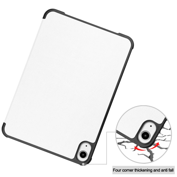 For iPad mini 6 Custer Texture Horizontal Flip Leather Tablet Case with Three-folding Holder & Sleep / Wake-up Function