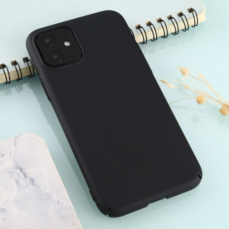 For iPhone 11 Solid Color Plastic Protective Case