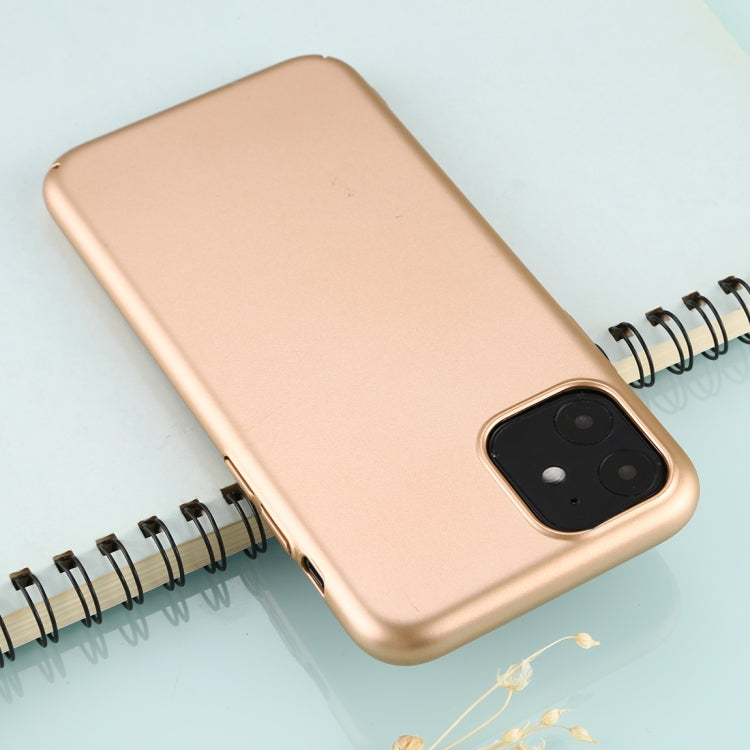 For iPhone 11 Solid Color Plastic Protective Case