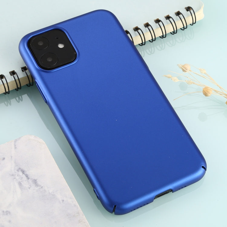 For iPhone 11 Solid Color Plastic Protective Case