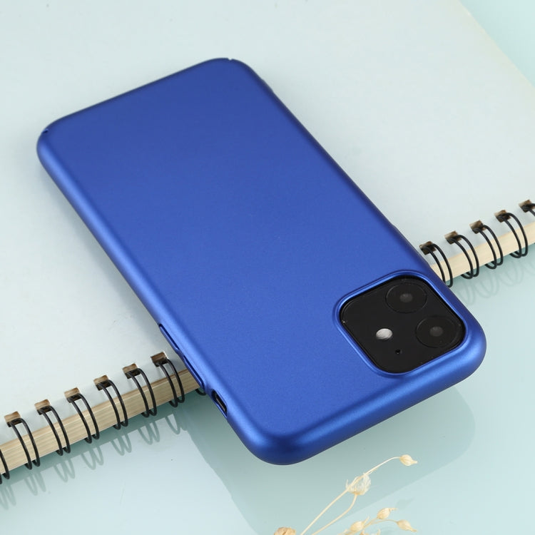 For iPhone 11 Solid Color Plastic Protective Case