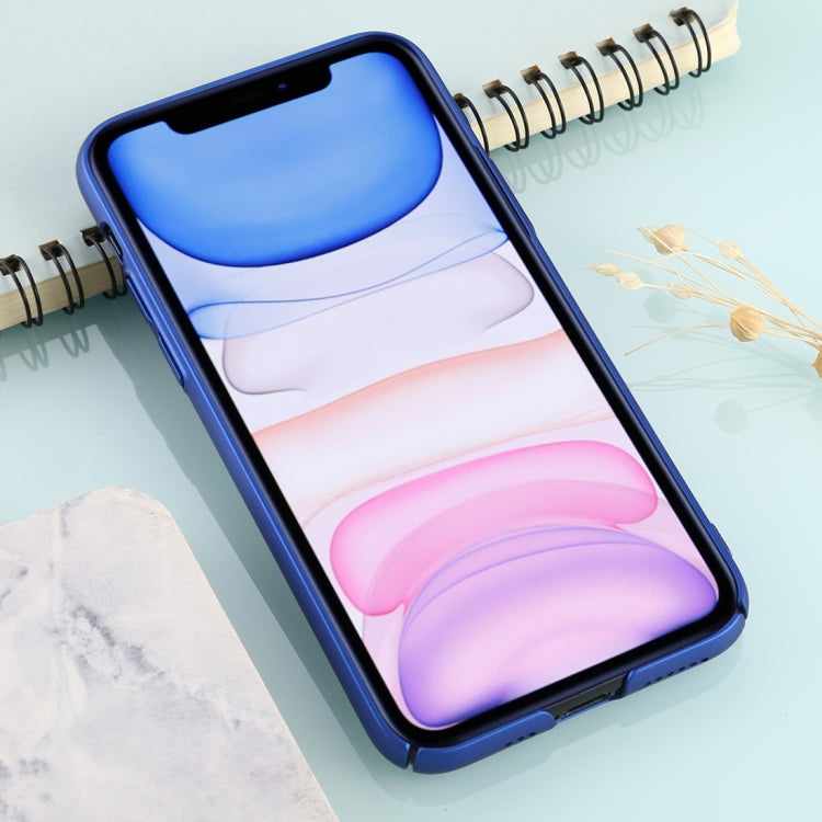 For iPhone 11 Solid Color Plastic Protective Case