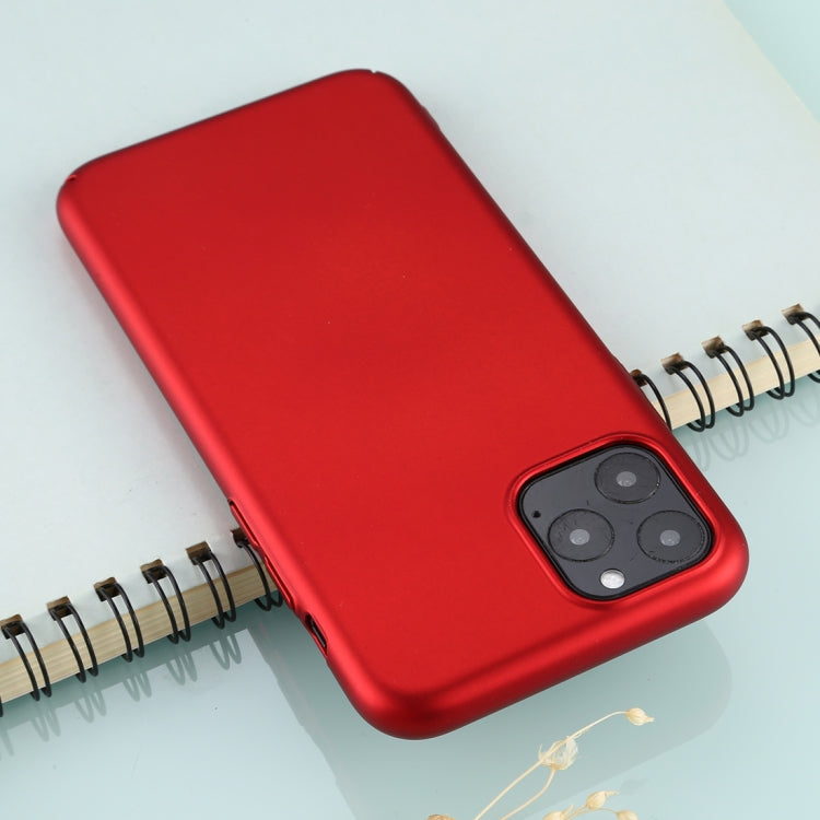 For iPhone 11 Pro Max Solid Color Plastic Protective Case
