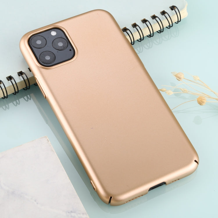 For iPhone 11 Pro Max Solid Color Plastic Protective Case